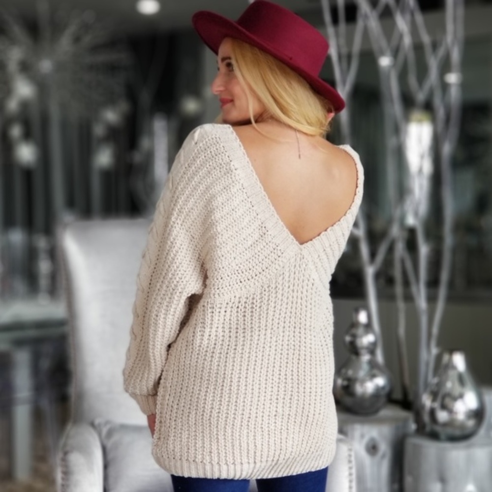 EUNICE Ultra Soft Sweater - Beige - Picture 2 of 4